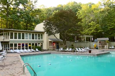 Gatlinburg Cabin Rental Chalet Village Outdoor Pool