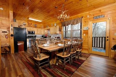 Antler Run main floor dining table