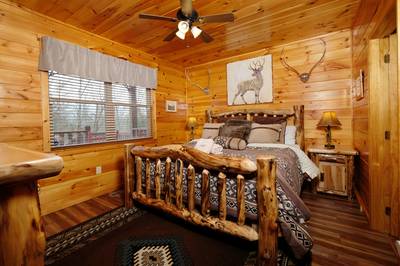 Antler Run bedroom one with king size bed