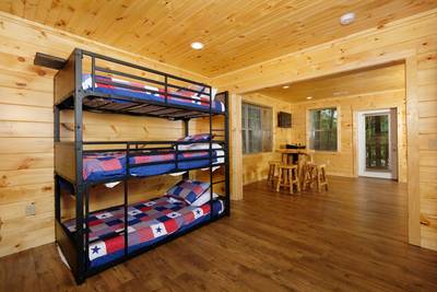 Timber Tree Lodge lower level bonus room