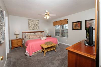 Whispering River bedroom 1 with king size bed
