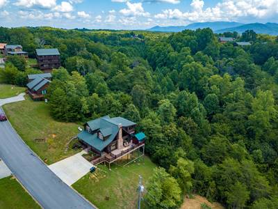 Perky Peaks Lodge - Arial view