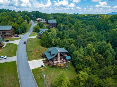 Perky Peaks Lodge - Arial view