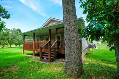 Lee's Creekside back deck
