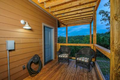 Wild Heart Lodge - Lower level deck