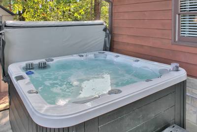 Fuzzy Bear hot tub