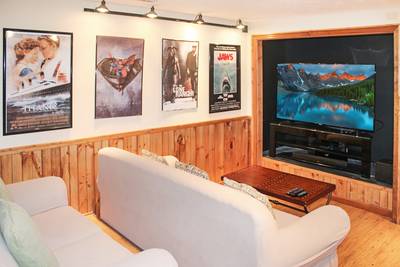 Mountain Side lower level movie theater