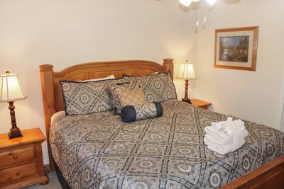 Grand River Canyon bedroom one with king size bed