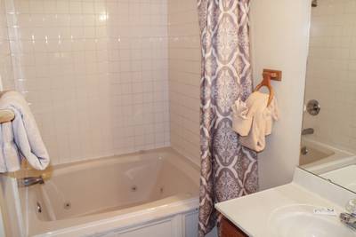 Grand River Canyon bathroom two with jetted tub/shower combo