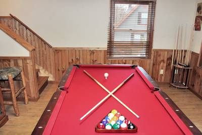 Mountain Side lower level game room