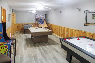Striking Waters Lower Level Game Room