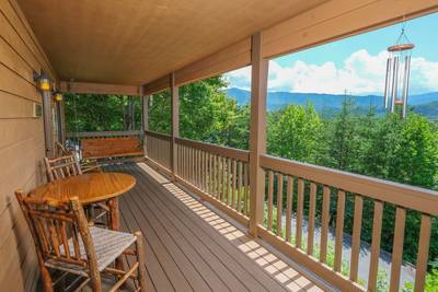 Bearfootin covered back deck
