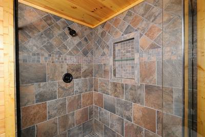 Angels View upper level bathroom 2 walk-in shower