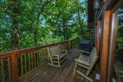 Angels View main level back deck