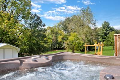 Rustic Acres view from hot tub