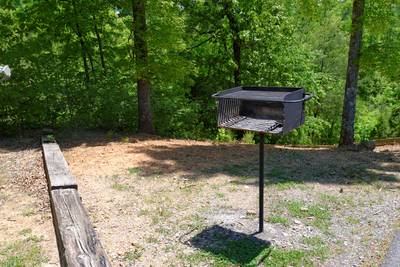 Pigeon Forge Cabin Outdoor Charcoal Area
