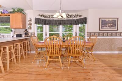 Cozy Pigeon Forge Chalet Rental Kitchen