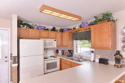 Fully Equipped Kitchen Area in This Pigeon Forge Chalet Rental