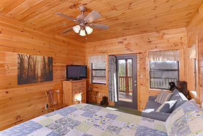Lower Level Bedroom that Features additional sleeper sofa