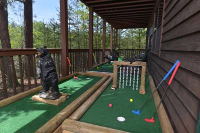 Lower Level Deck Area Putt Putt Course