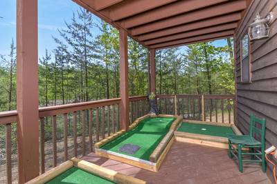 Lower Level Deck Area Putt Putt Course