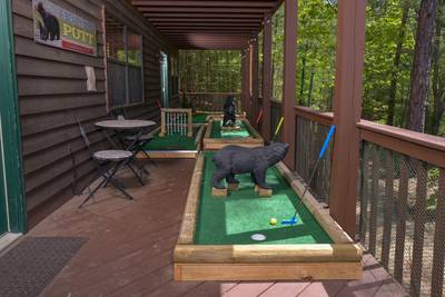 Lower Level Deck Area Putt Putt Course