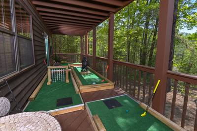 Lower Level Deck Area Putt Putt Course