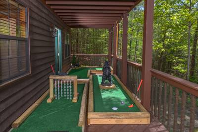 Lower Level Deck Area Putt Putt Course