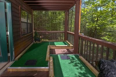 Lower Level Deck Area Putt Putt Course