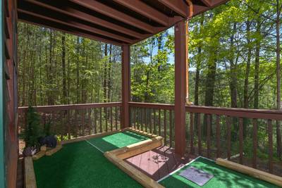 Lower Level Deck Area Putt Putt Course